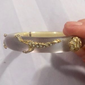 Alexis Bittar Lucite and Crystal Bracelet